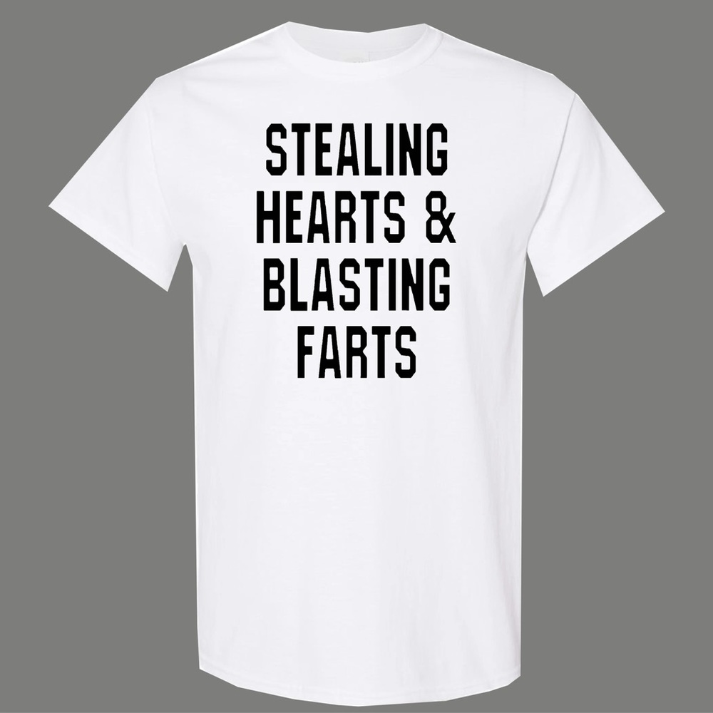 Funny Stealing Hearts Quote Tee